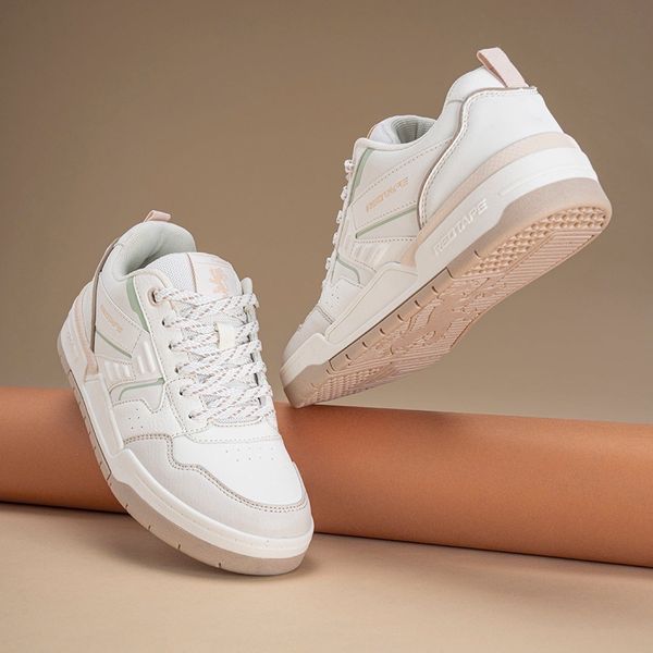 Redtape Classic Casual Sneakers Shoes for Ladies White/ Pink